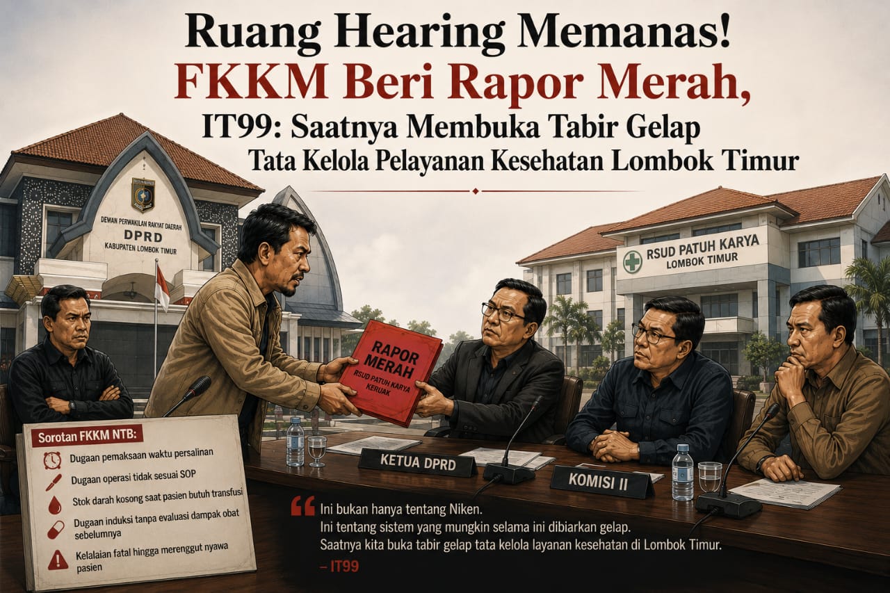 RUANG HEARING BERGELORA! DPRD MINTA KEJUJURAN RSUD PATUH KARYA, FKKM NTB KULITI KRONOLOGI KASUS NIKEN